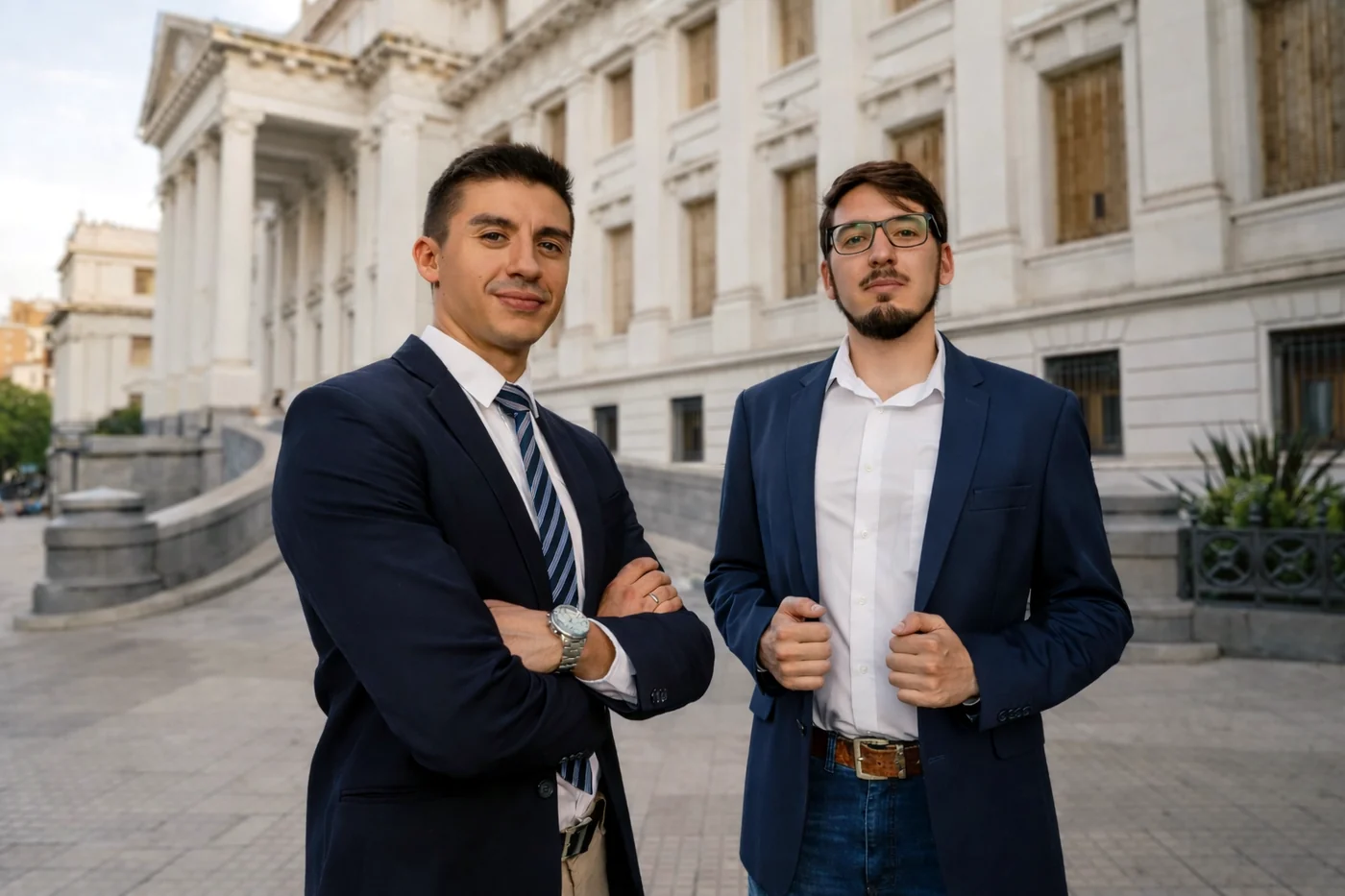 Abogados Pablo Arias Visconti y Gustavo Marchetti, equipo jurídico de sucesiones en Córdoba